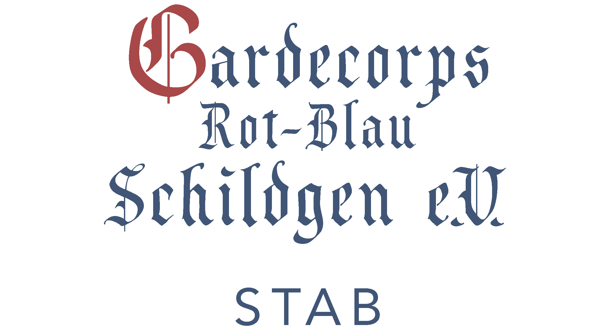 Schriftzug des Gardecorps